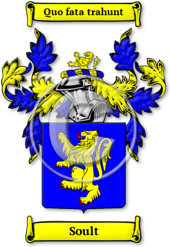 Soult Family Crest Download (jpg) Legacy Series - 150 DPI