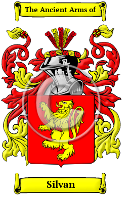 Silvan Family Crest/Coat of Arms