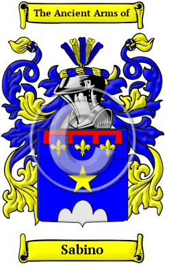 Sabino Family Crest/Coat of Arms