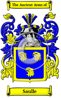 Saulle Family Crest/Coat of Arms