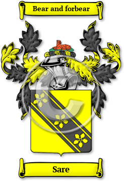 Sare Family Crest Download (jpg) Legacy Series - 150 DPI