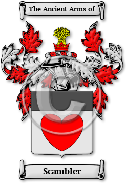 Scambler Family Crest Download (jpg) Legacy Series - 150 DPI
