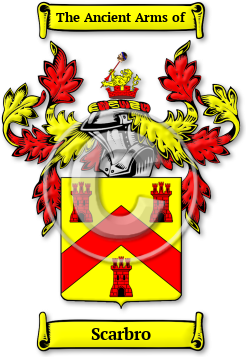 Scarbro Family Crest Download (JPG) Legacy Series - 600 DPI