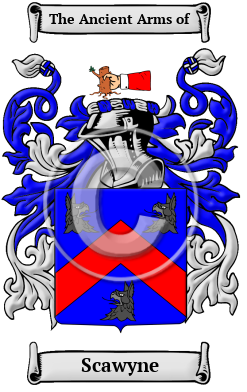 Scawyne Family Crest/Coat of Arms