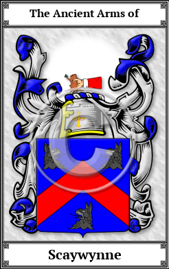 Scaywynne Family Crest Download (JPG)  Book Plated - 150 DPI