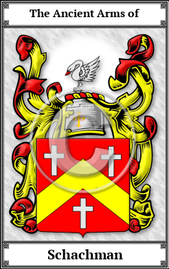 Schachman Family Crest Download (JPG)  Book Plated - 150 DPI