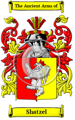 Shatzel Family Crest/Coat of Arms