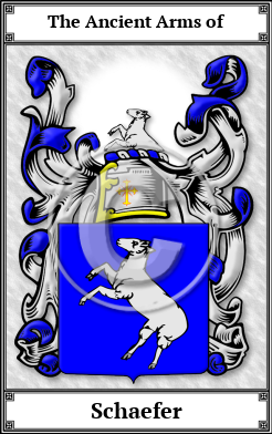 Schaefer Family Crest Download (JPG)  Book Plated - 150 DPI