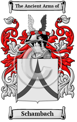 Schambach Family Crest/Coat of Arms