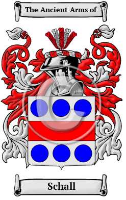 Schall Family Crest/Coat of Arms