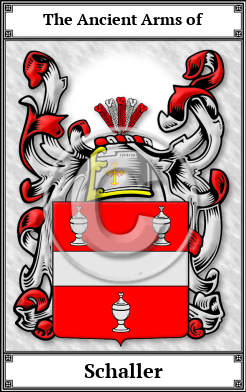 Schaller Family Crest Download (JPG)  Book Plated - 150 DPI