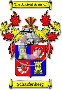 Scharfenberg Family Crest Download (JPG) Legacy Series - 600 DPI