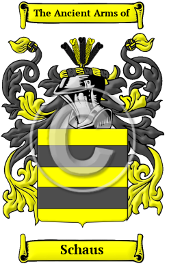 Schaus Family Crest/Coat of Arms