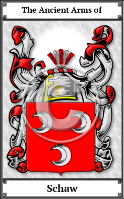 Schaw Family Crest Download (JPG)  Book Plated - 150 DPI