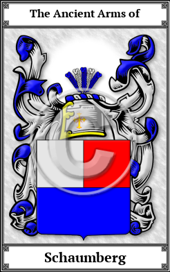 Schaumberg Family Crest Download (JPG)  Book Plated - 150 DPI