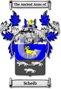 Scheib Family Crest Download (JPG) Legacy Series - 600 DPI