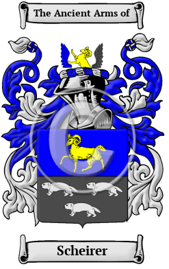 Scheirer Family Crest/Coat of Arms