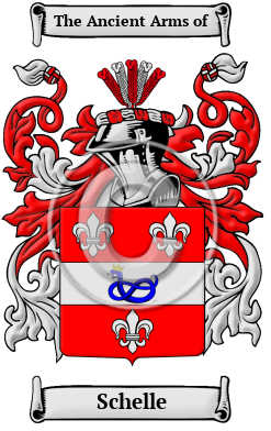 Schelle Family Crest/Coat of Arms