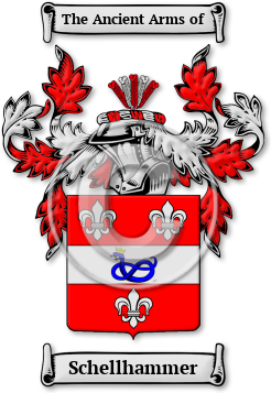 Schellhammer Family Crest Download (jpg) Legacy Series - 150 DPI