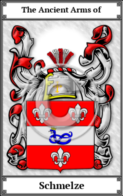 Schmelze Family Crest Download (JPG) Book Plated - 600 DPI