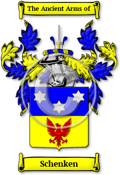 Schenken Family Crest Download (JPG) Legacy Series - 600 DPI