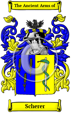 Scherer Name Meaning, Family History, Family Crest & Coats of Arms, Austrian