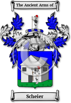 Scheier Family Crest Download (jpg) Legacy Series - 150 DPI