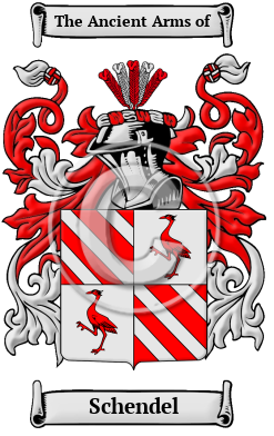 Schendel Family Crest/Coat of Arms