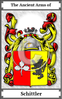 Schittler Family Crest Download (JPG) Book Plated - 600 DPI