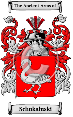 Schukaluski Family Crest/Coat of Arms