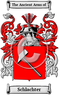 Schlachter Family Crest/Coat of Arms