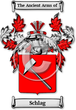 Schlag Family Crest Download (jpg) Legacy Series - 150 DPI