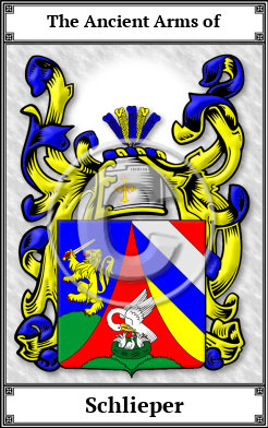 Schlieper Family Crest Download (JPG)  Book Plated - 150 DPI