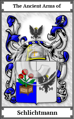Schlichtmann Family Crest Download (JPG)  Book Plated - 150 DPI