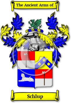 Schlup Family Crest Download (jpg) Legacy Series - 150 DPI