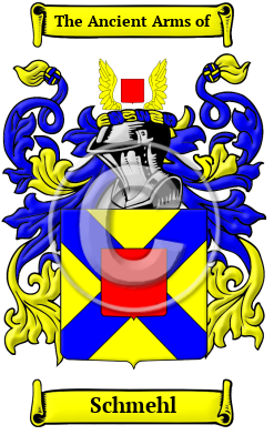 Schmehl Family Crest/Coat of Arms