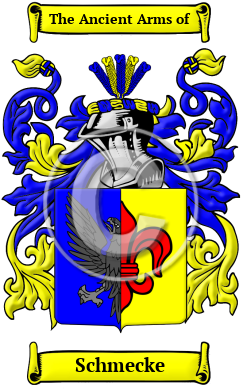 Schmecke Family Crest/Coat of Arms
