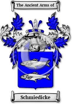 Schmiedicke Family Crest Download (jpg) Legacy Series - 150 DPI