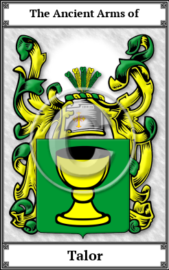 Talor Family Crest Download (JPG)  Book Plated - 150 DPI