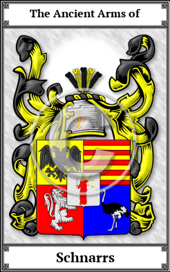 Schnarrs Family Crest Download (JPG) Book Plated - 600 DPI