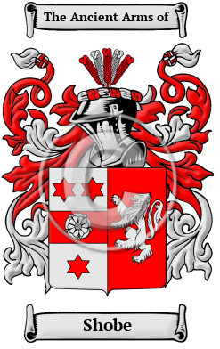 Shobe Family Crest/Coat of Arms