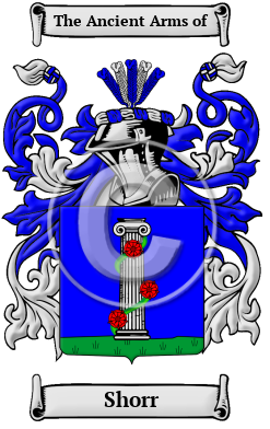 Shorr Family Crest/Coat of Arms