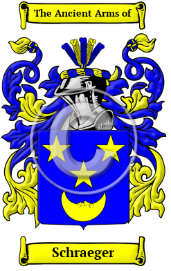 Schraeger Family Crest/Coat of Arms