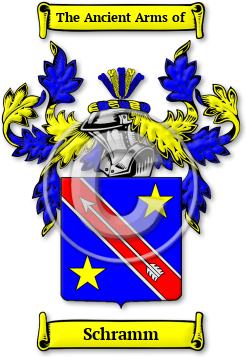Schramm Family Crest Download (jpg) Legacy Series - 150 DPI