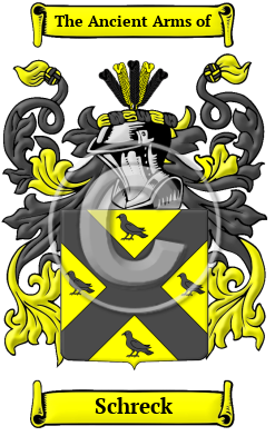 Schreck Family Crest/Coat of Arms