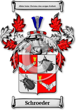Schroeder Family Crest Download (jpg) Legacy Series - 150 DPI