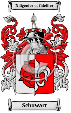 Schuwart Family Crest/Coat of Arms