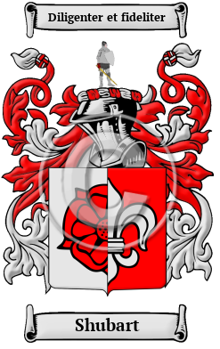 Shubart Family Crest/Coat of Arms