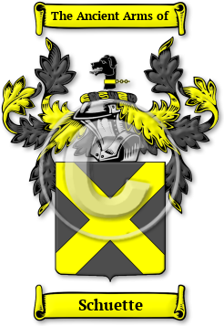 Schuette Family Crest Download (JPG) Legacy Series - 600 DPI