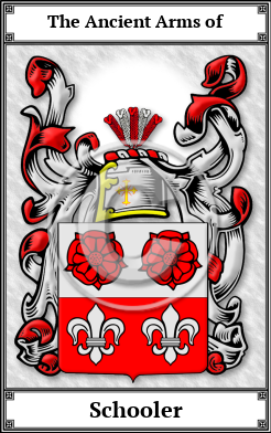 Schooler Family Crest Download (JPG)  Book Plated - 150 DPI